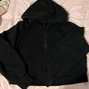 Scuba Oversized Half-Zip Hoodie